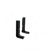 Hettich - Aluminium Gola Profile End Cap for L - Pair (Left & Right)