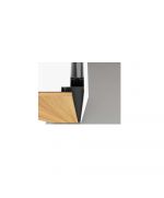 Hettich - Gola Profile Single Side L with Vertical Use - Black Finish