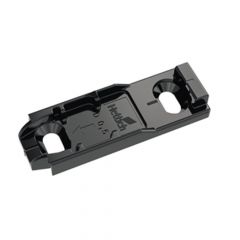 Hettich - Linear Mounting Plate With Oblong Hole Height Adjustment - In Obsidian Black
