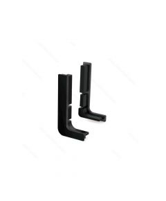 Hettich - Aluminium Gola Profile End Cap for L - Pair (Left & Right)