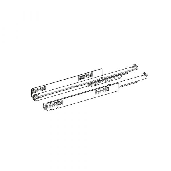 Hettich - Quadro V6 You M - Full Extension Runner  with Silent System + Quadro Catch