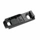 Hettich - Linear Mounting Plate With Oblong Hole Height Adjustment - In Obsidian Black