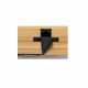 Hettich - Gola Profile Double Side C Handle - For Vertical Use - Black Finish