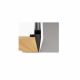 Hettich - Gola Profile Single Side L with Vertical Use - Black Finish